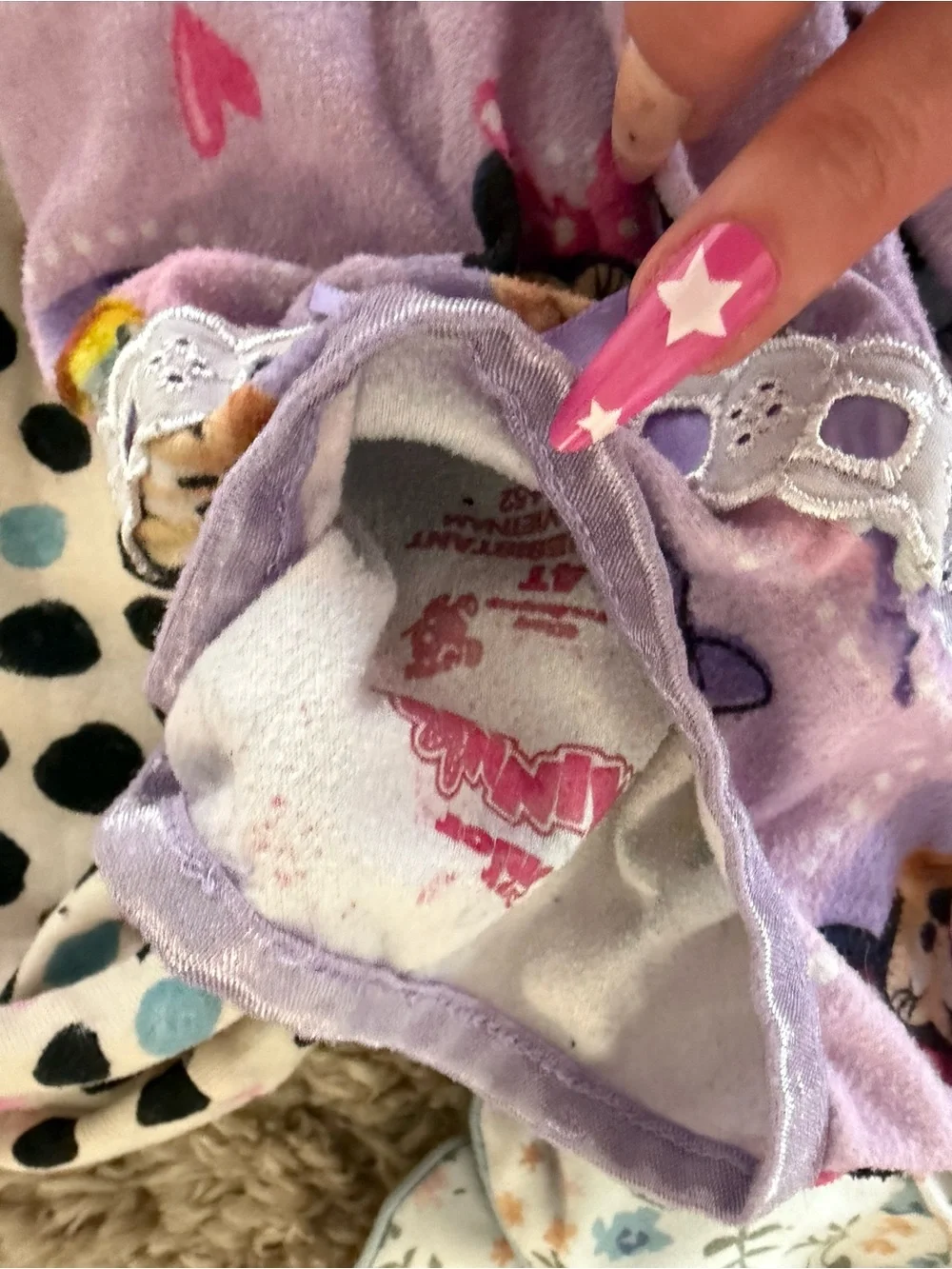 Kids Purple and Pink Mixed-Print Pajama Set - Soft Sleepwear bundle